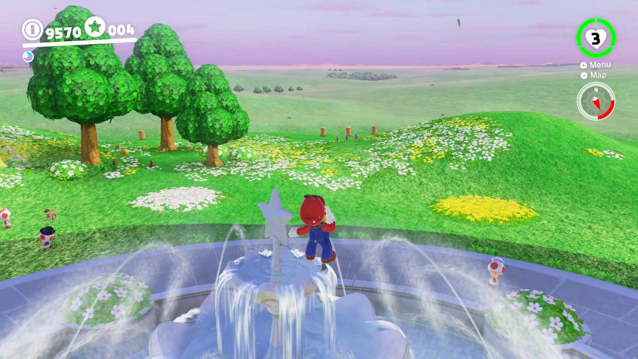 Super Mario Odyssey monedas moradas Reino Champiñón Super Mario Odyssey monedas moradas Reino Champiñón