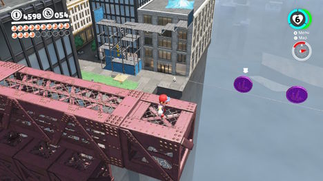 Super Mario Odyssey - Monedas moradas Reino Urbano Super Mario Odyssey - Monedas moradas Reino Urbano