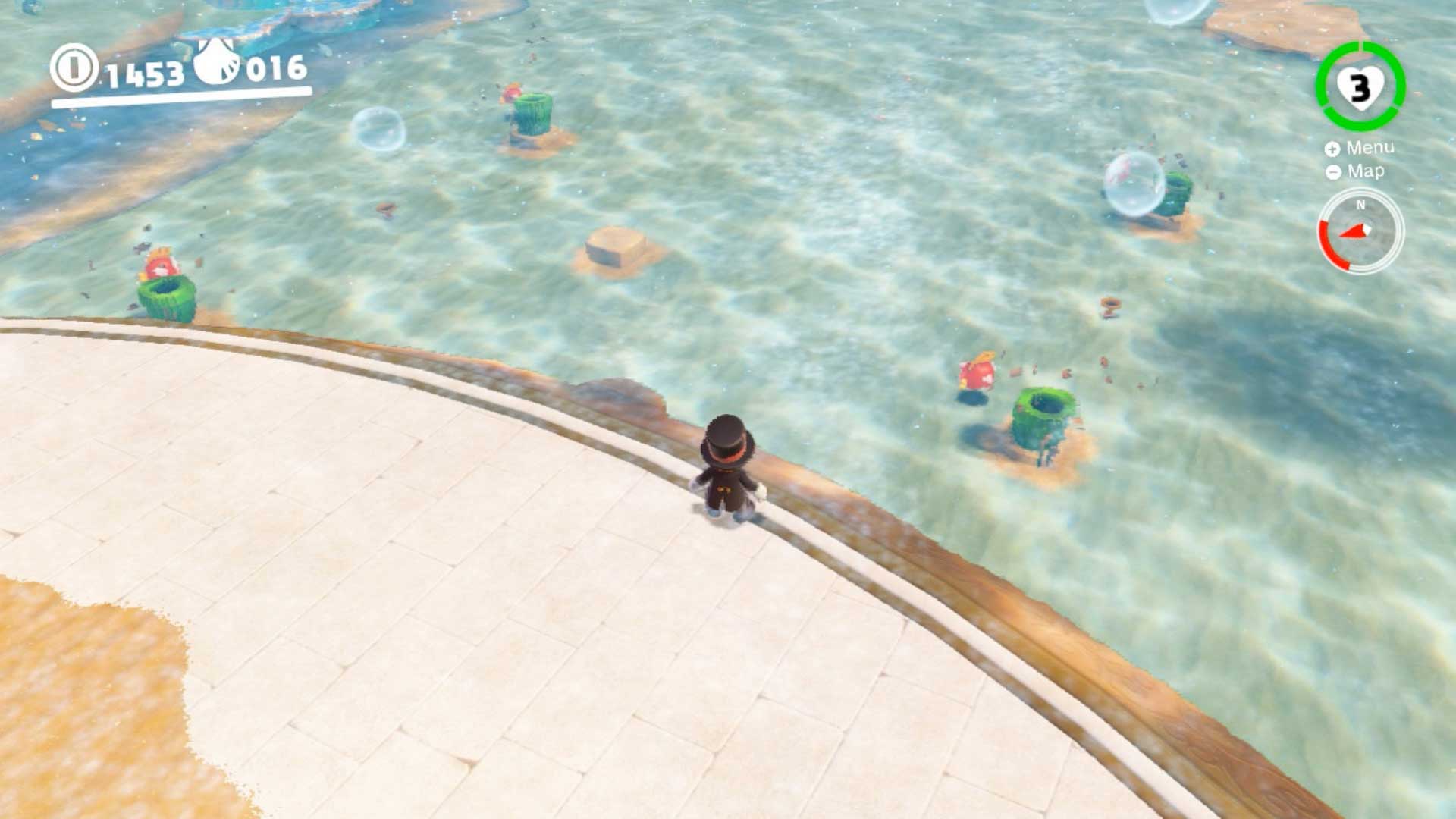 Super Mario Odyssey reino Ribereño Monedas Moradas Super Mario Odyssey reino Ribereño Monedas Moradas