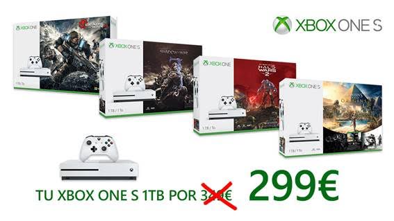 Xbox One S rebaja Xbox One S rebaja