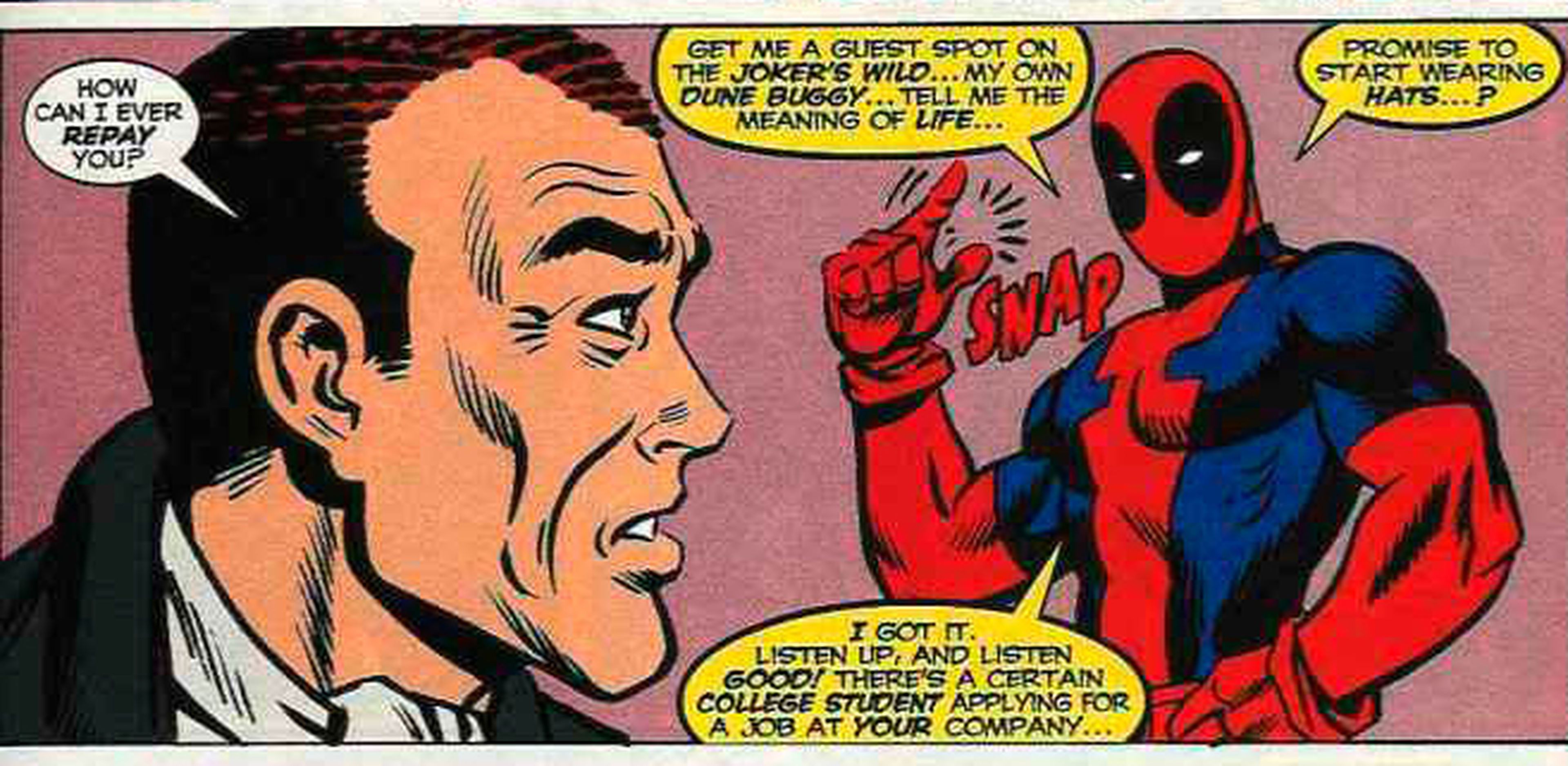 Los 10 momentos más absurdos de Deadpool en los cómics