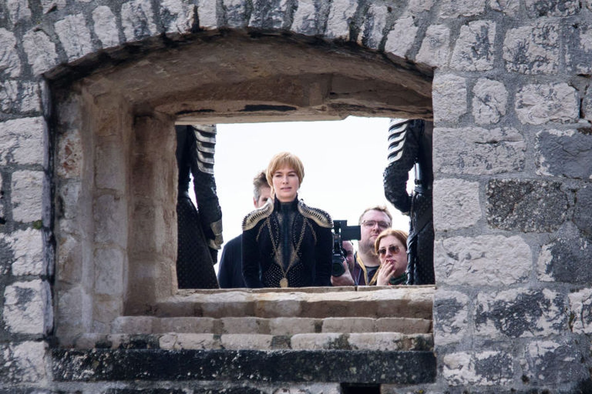 Cersei Lannister en el rodaje de la 8 temporada de Juego de tronos