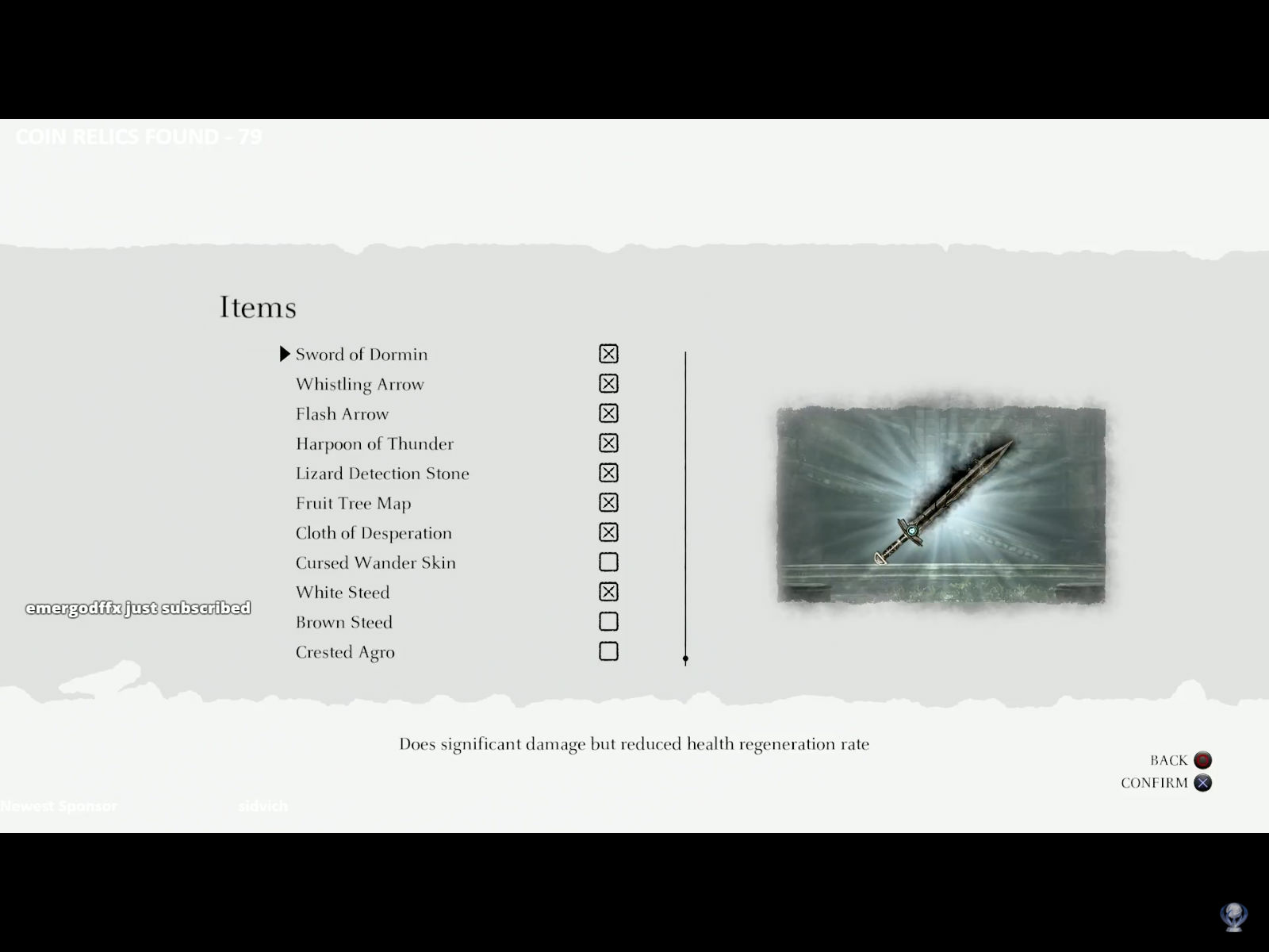 Espada de Dormin Shadow of the Colossus PS4 Espada de Dormin