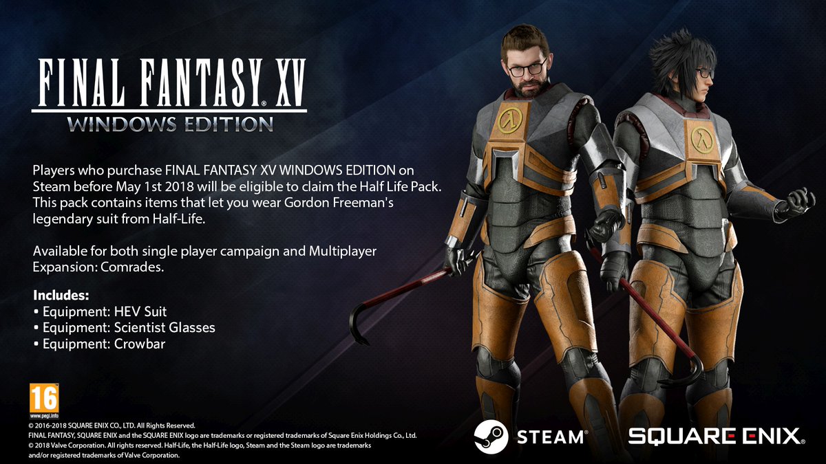 Final Fantasy XV Windows Edition Half-Life Final Fantasy XV Windows Edition Half-Life