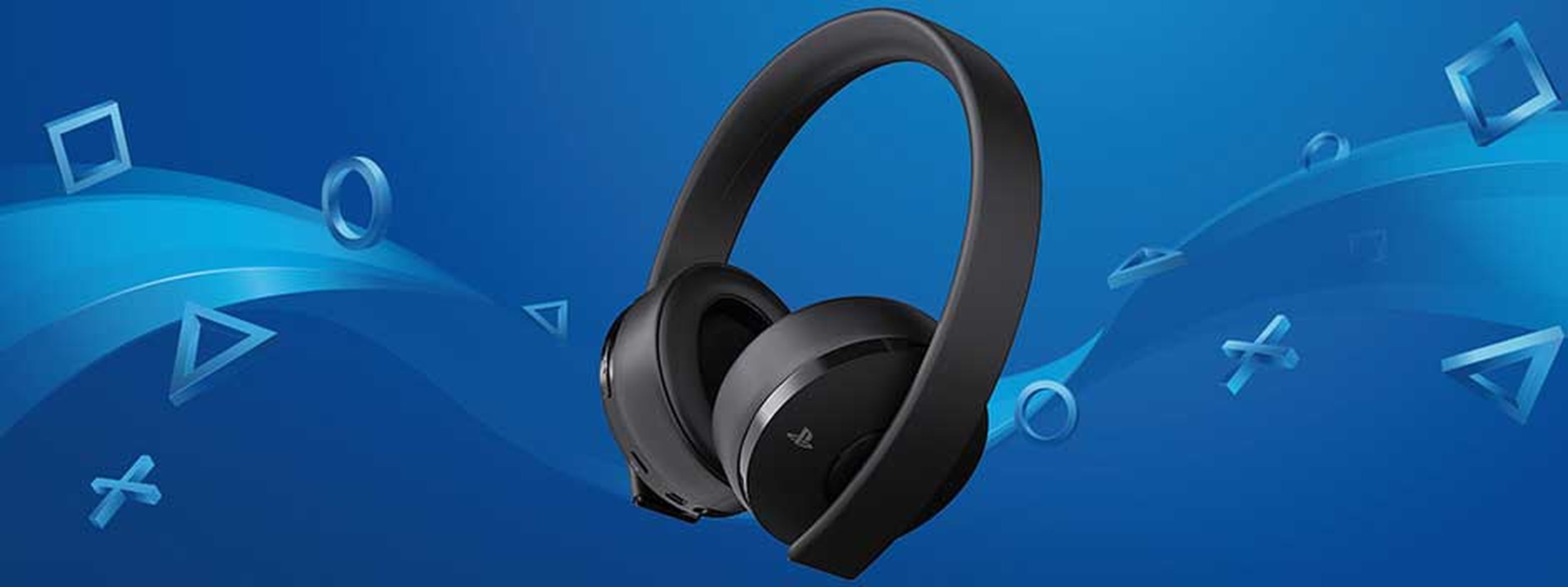 Gold Wireless Headset PS4