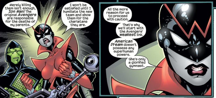 Hope Pym - La Reina Roja La avispa de Ant-man