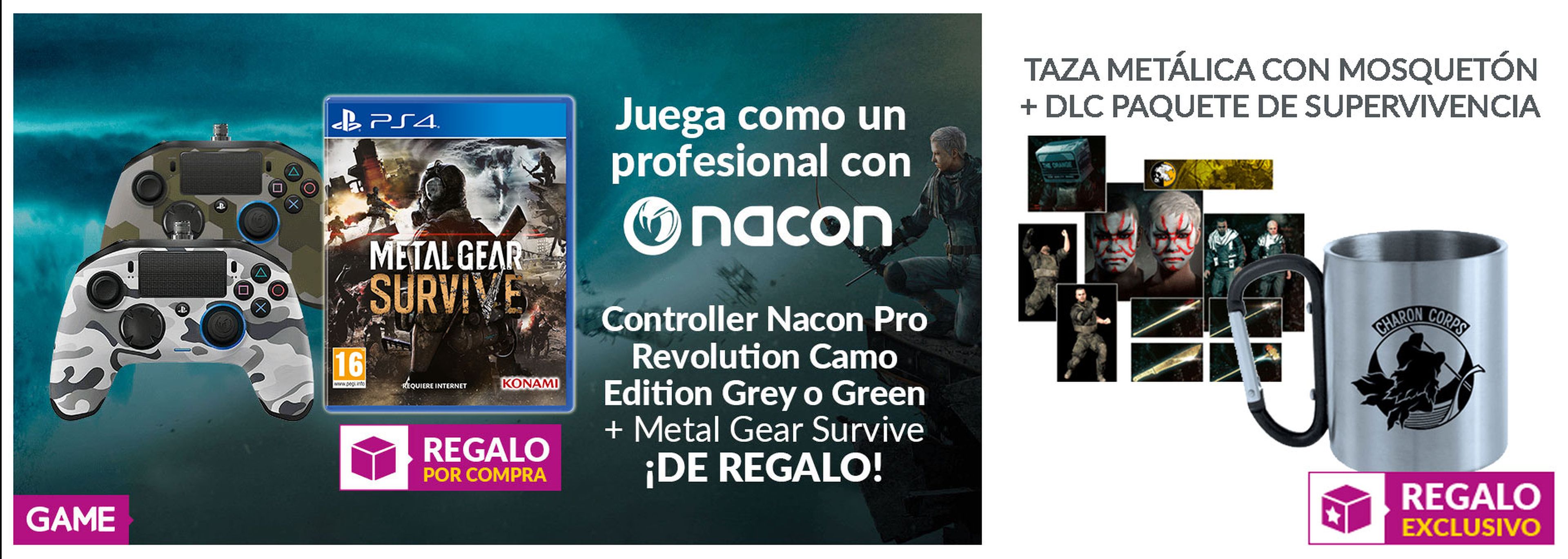 Nacon Pro + Metal Gear Survive en GAME
