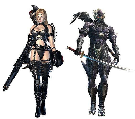 Ninja Gaiden Sigma 2 Diferencias entre personajes masculinos y femeninos