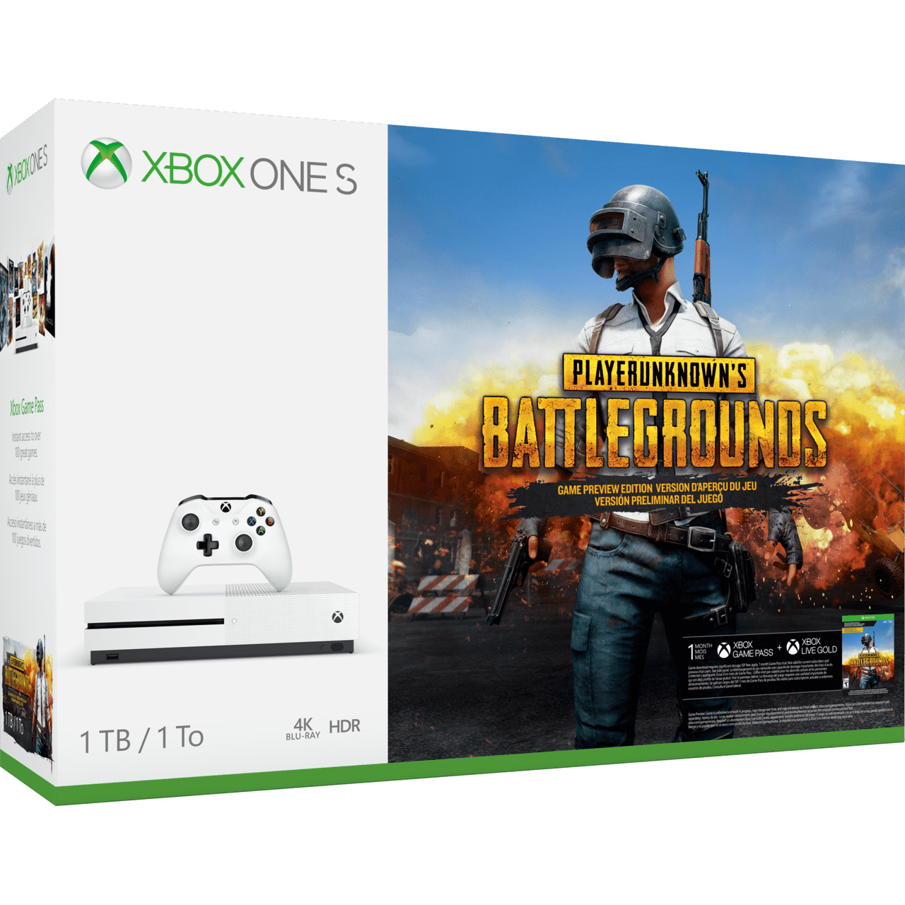 Pack Xbox One S + PUBG Pack Xbox One S + PUBG