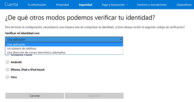 seguridad en dos pasos xbox one seguridad en dos pasos xbox one