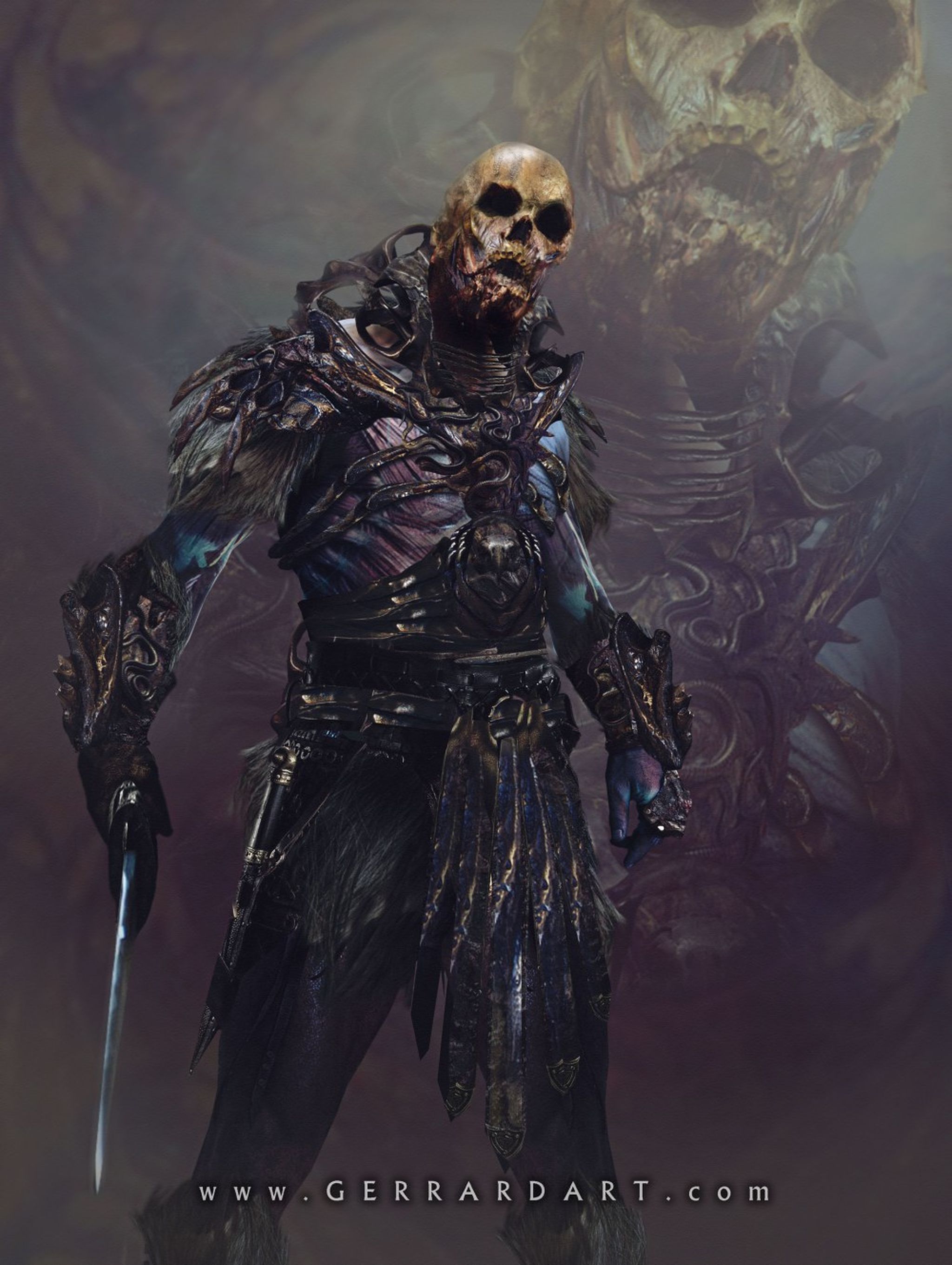 Concept art Skeletor