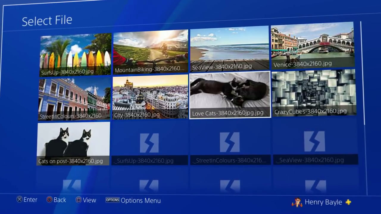 Cómo personalizar el fondo de pantalla de Cambiar fondo de pantalla PS4