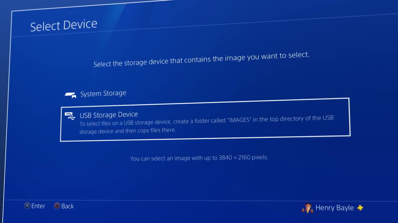 Cómo personalizar el fondo de pantalla de Cambiar fondo de pantalla PS4