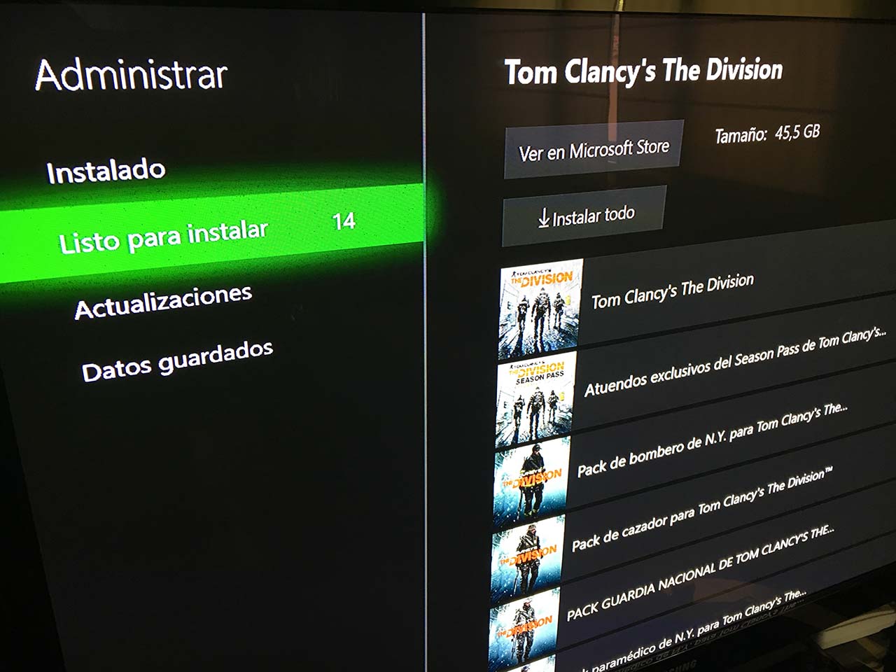 Contenido juegos Xbox One Contenido juegos Xbox One