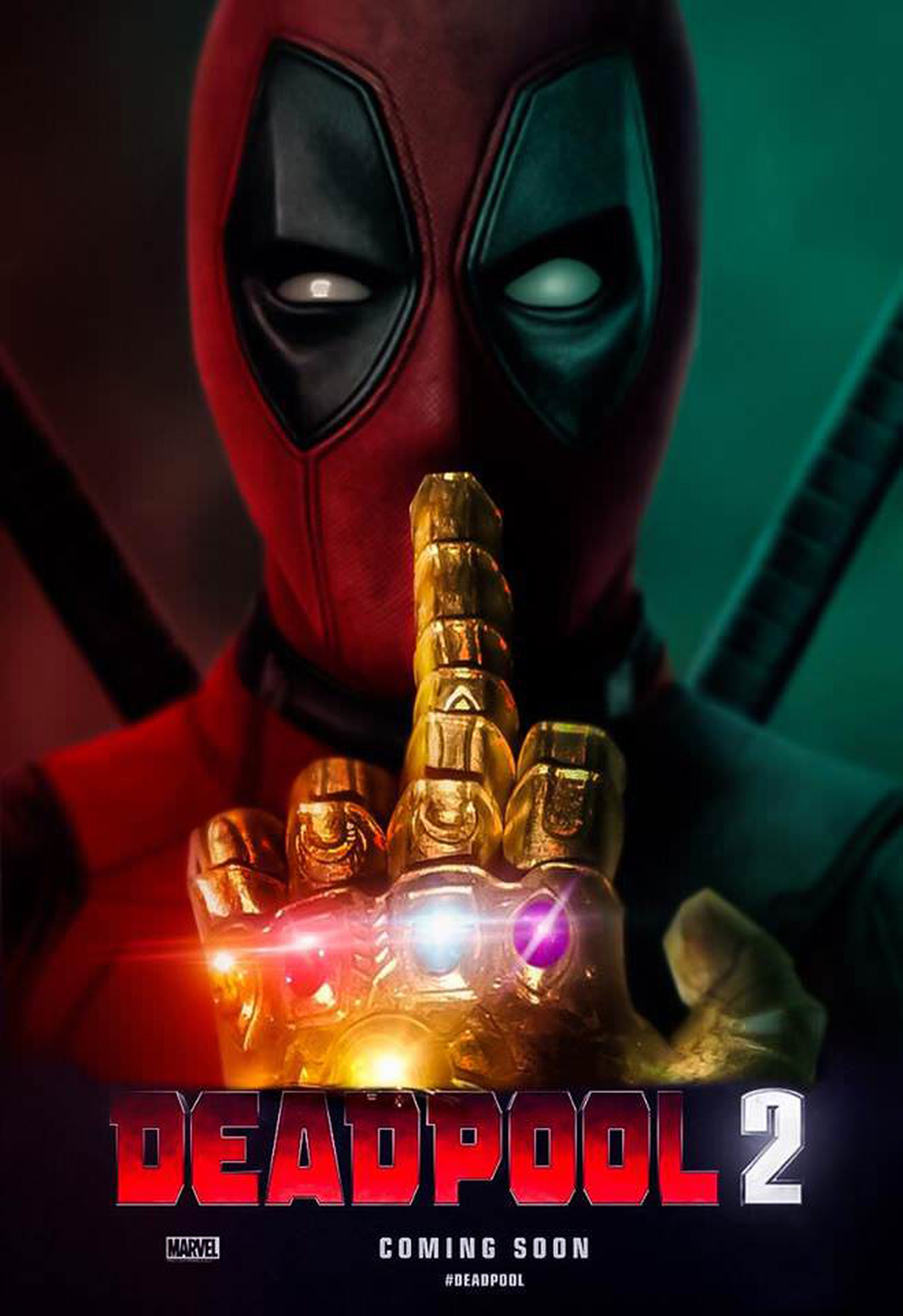 Deadpool 2 fan póster