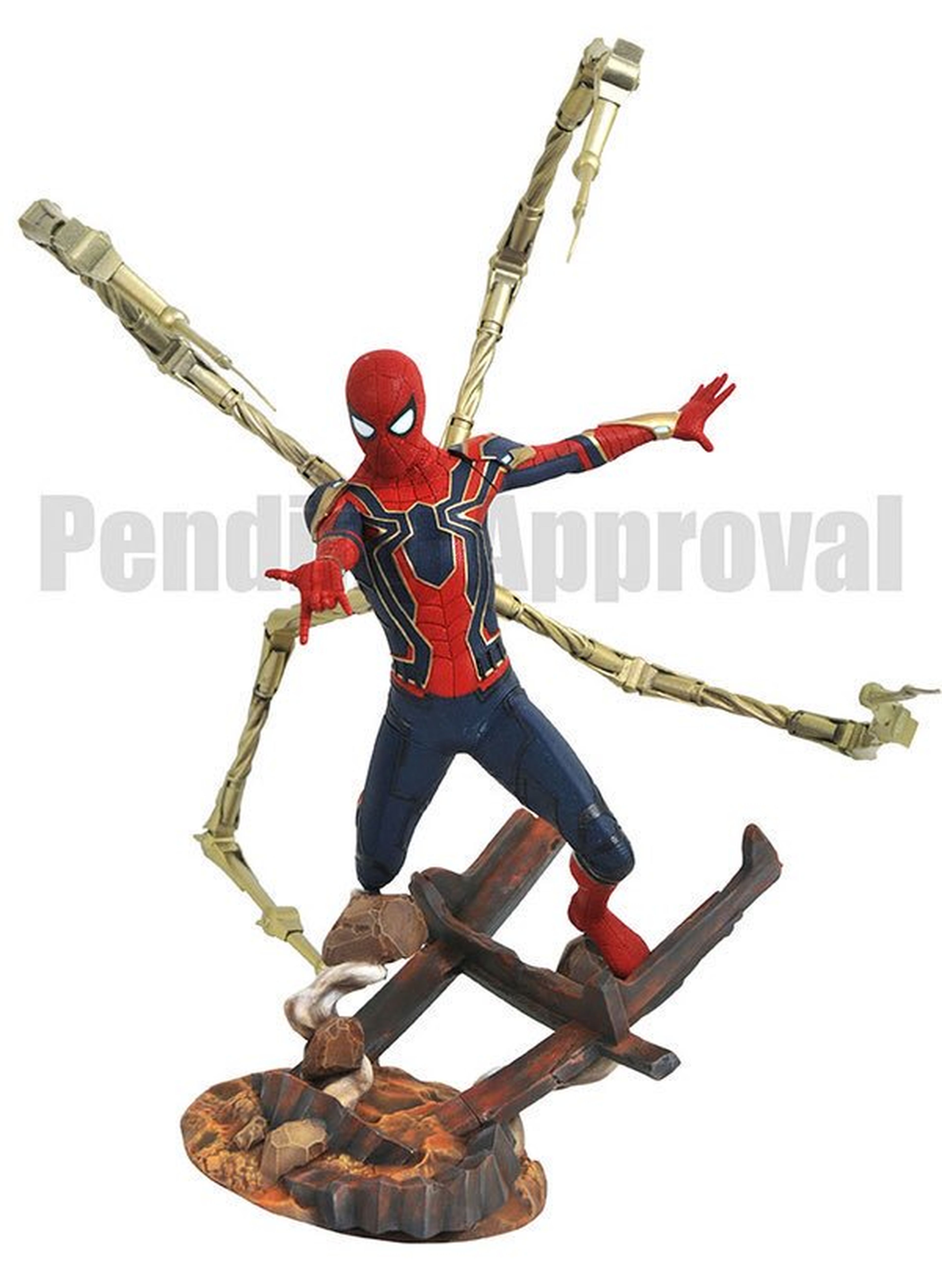Figura Spider-Man con el traje 'Iron Spider'