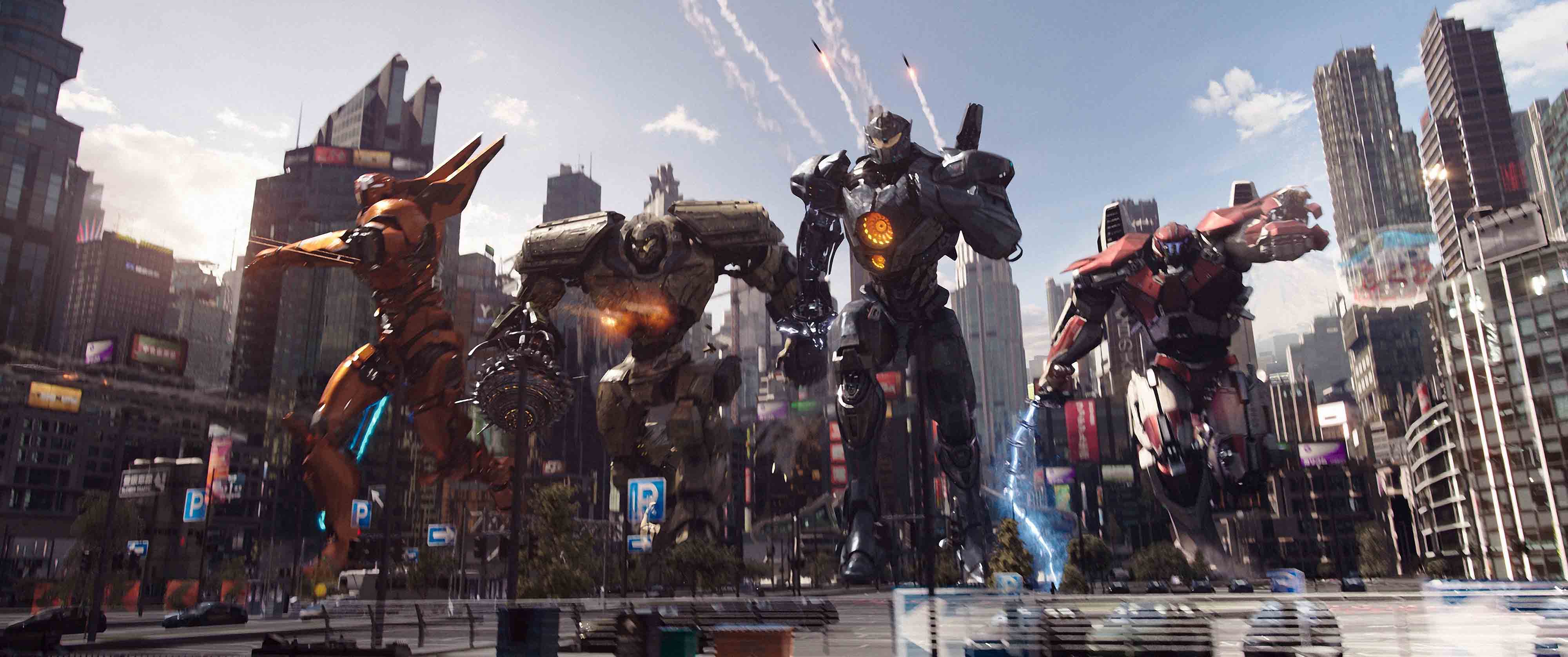 Los jaeger en Pacific Rim: Insurrección Los jaeger en Pacific Rim: Insurrección
