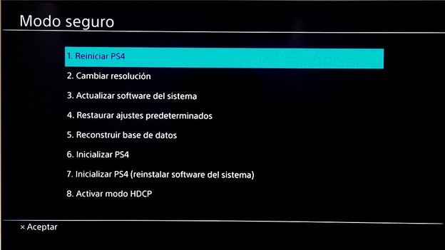Kit de Emergencia de PS4 Problemas más comunes PS4