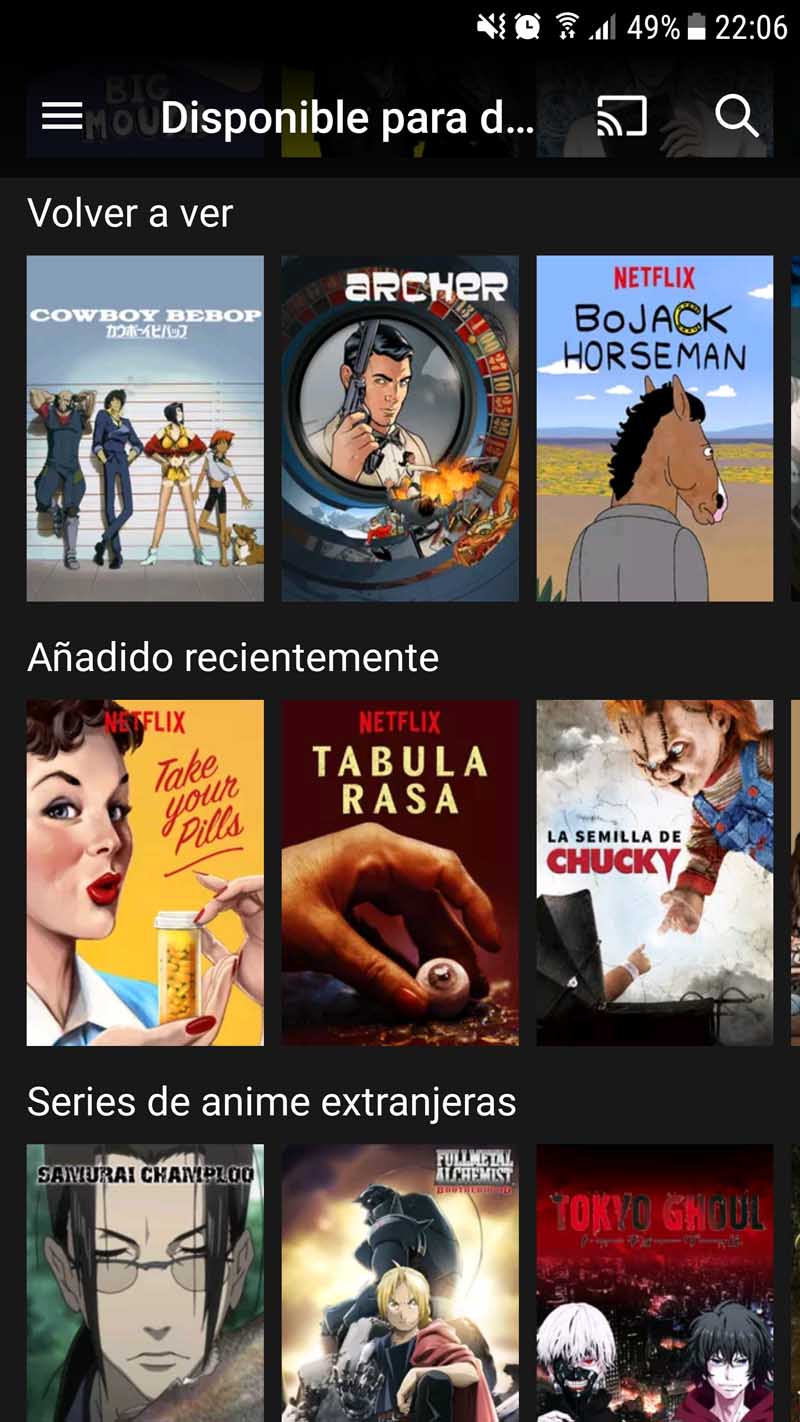 Netflix - Contenidos para descargar Netflix - Contenidos para descargar