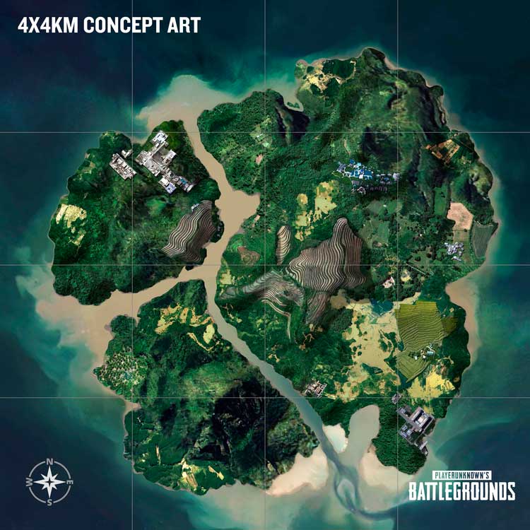 Nuevo mapa de PUBG Nuevo mapa de PUBG