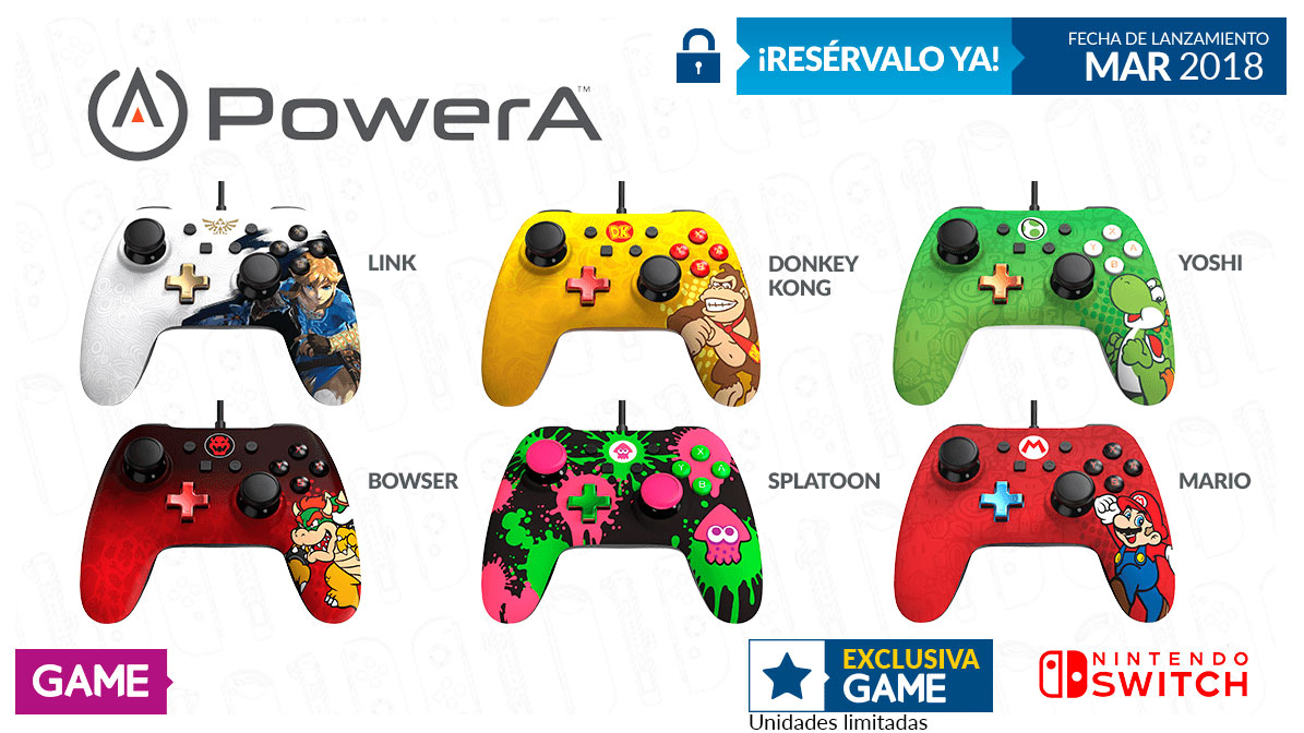 Power-A Iconic Edición Limitada Nintendo Switch