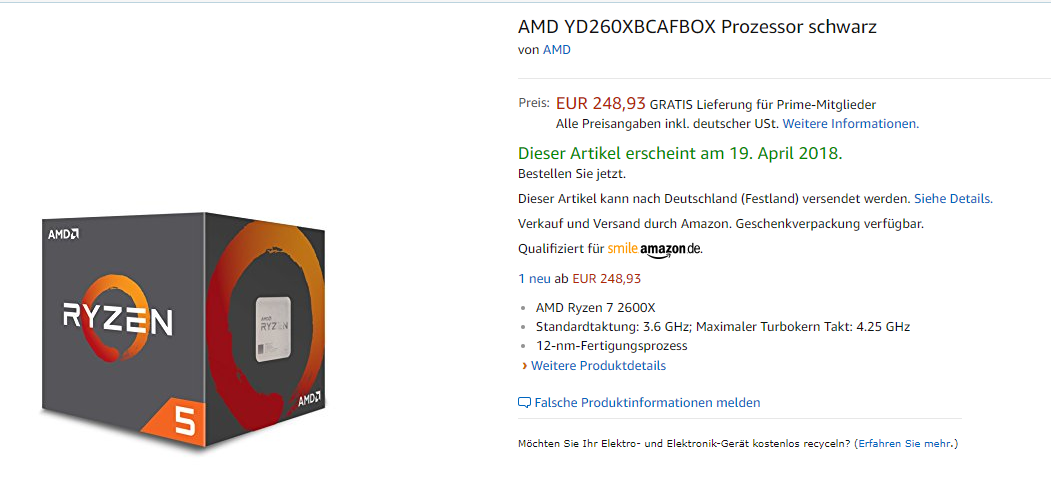 Ryzen 2700X Ryzen 2700X