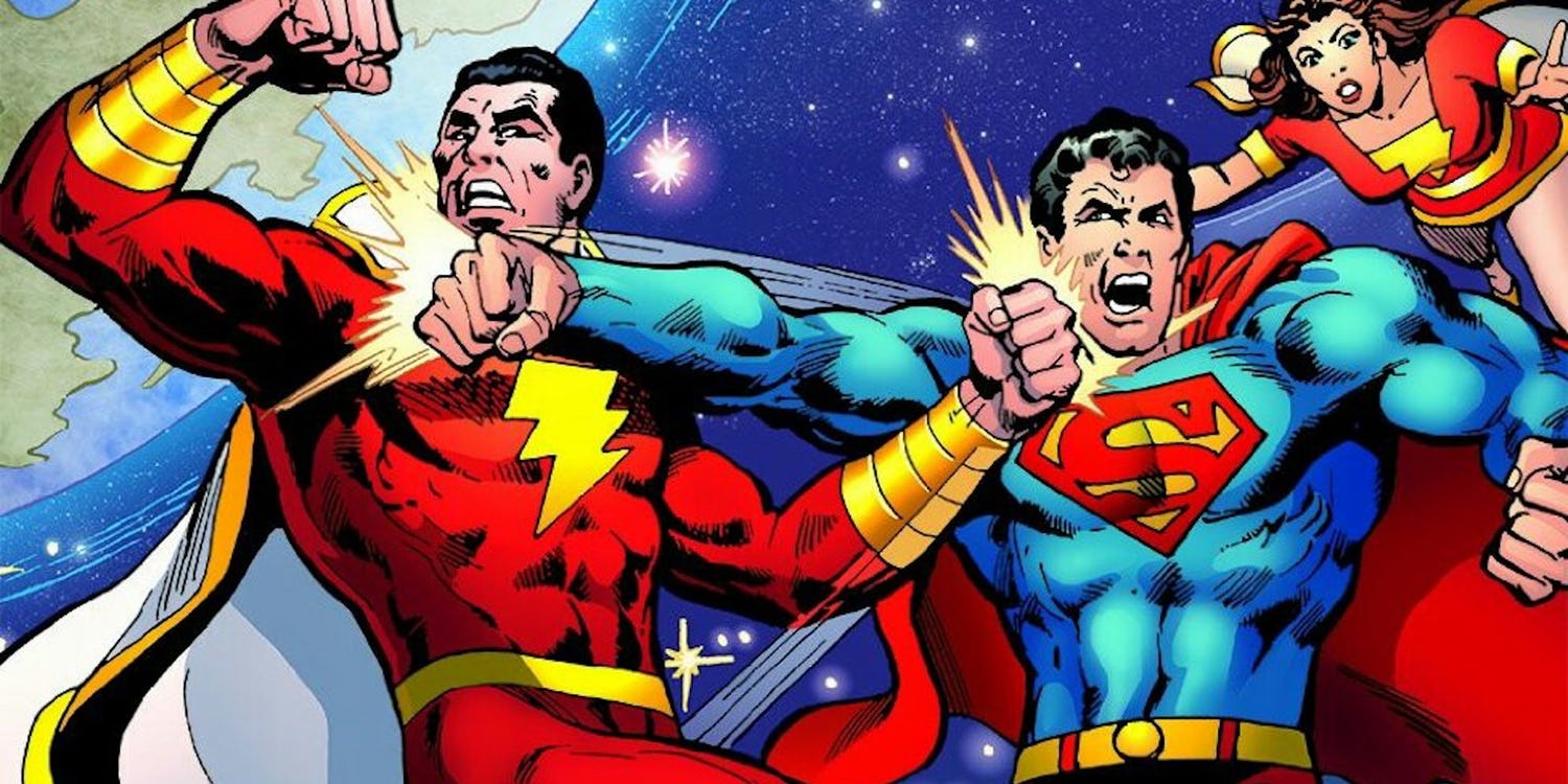 Shazam y Superman Shazam y Superman