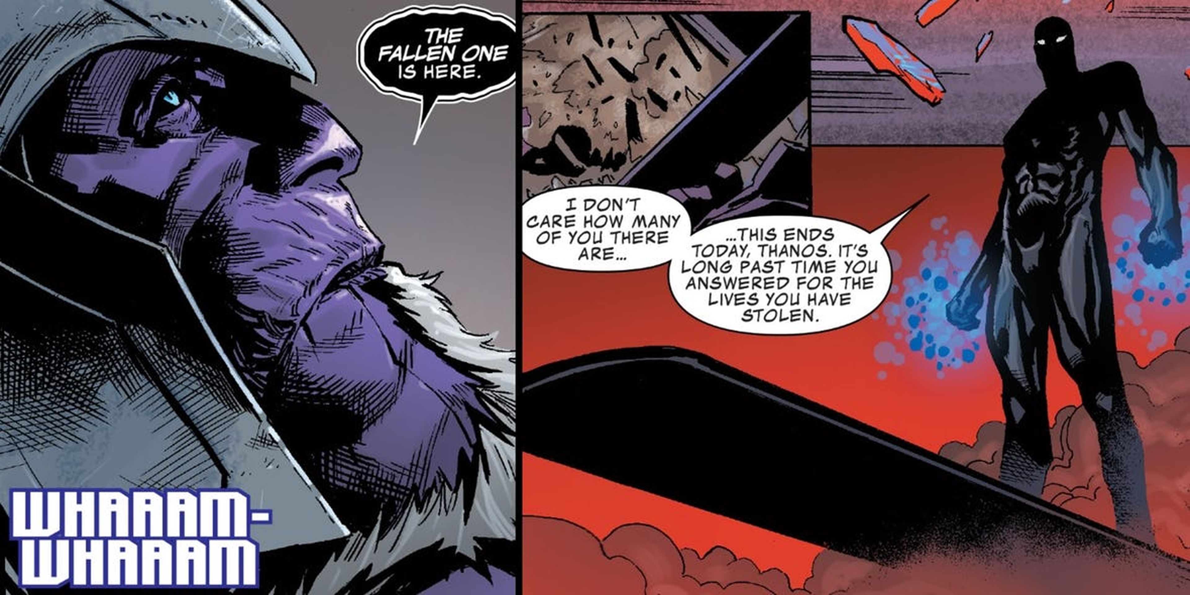 Silver Surfer en Thanos #16