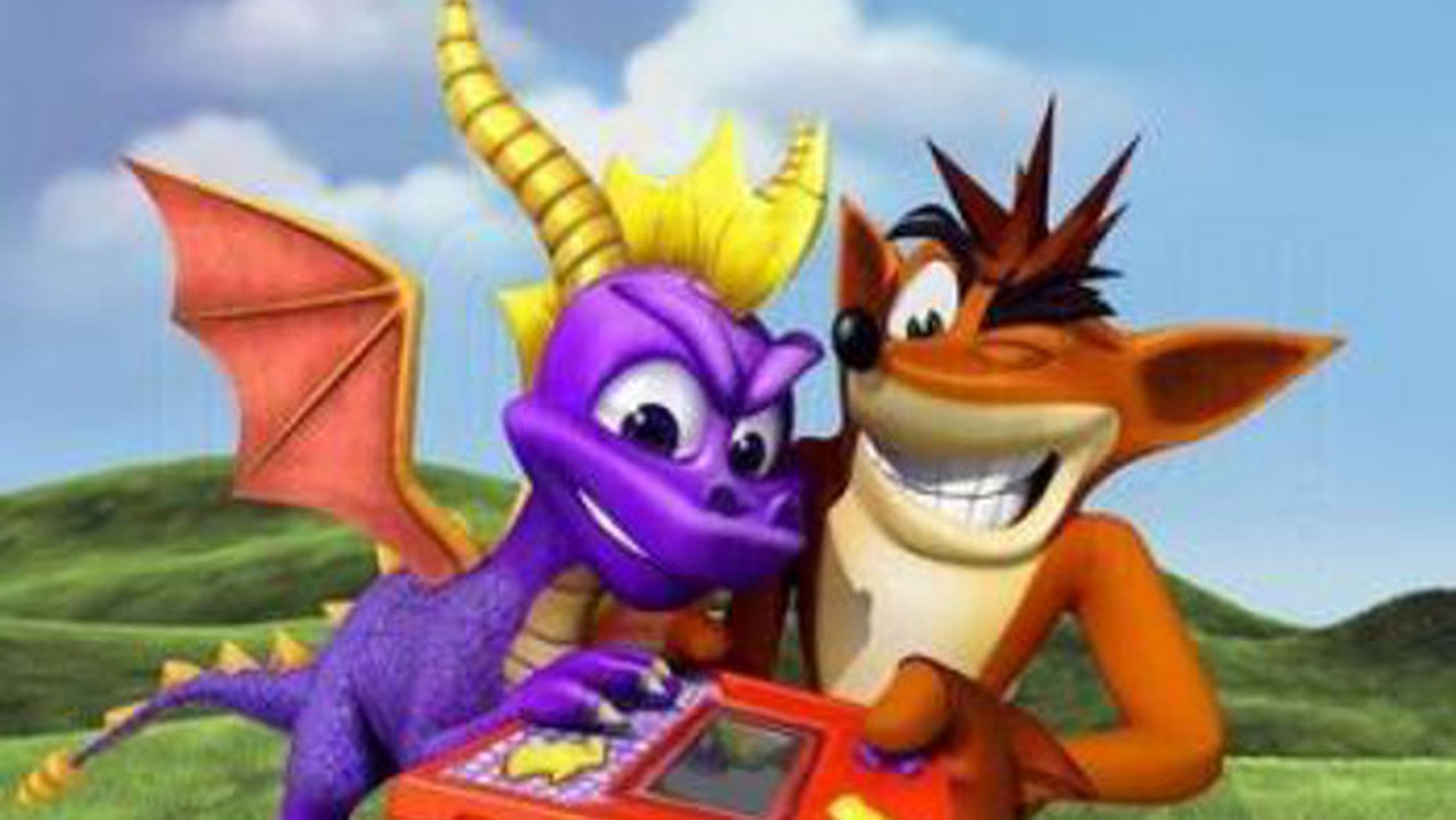 Spyro y Crash Bandicoot