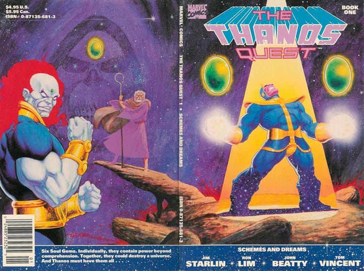 Thanos Quest (La búsqueda de Thanos) Cómics que inspirarán Vengadores: Infinity War