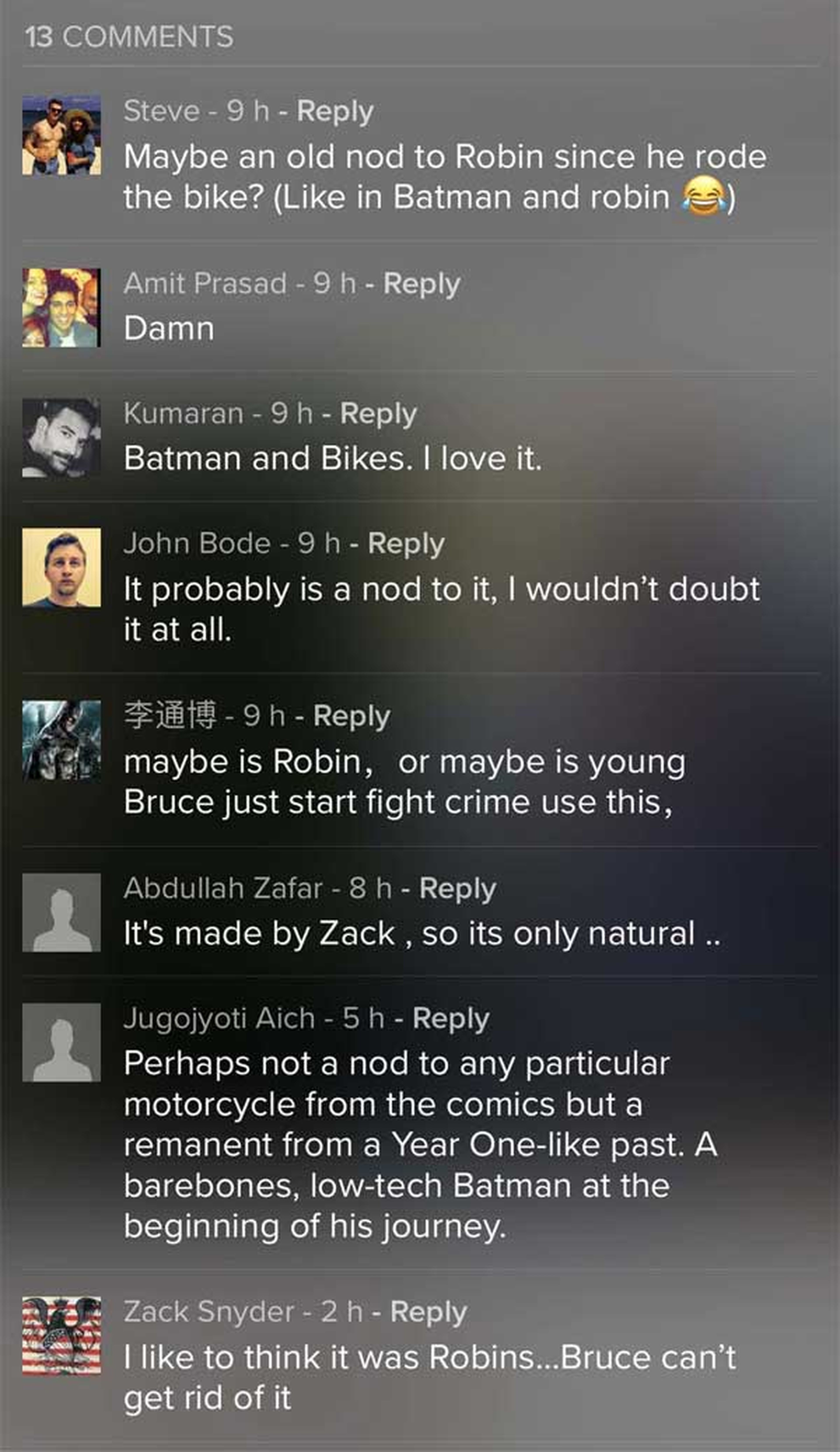 Zack Snyder habla sobre Robin