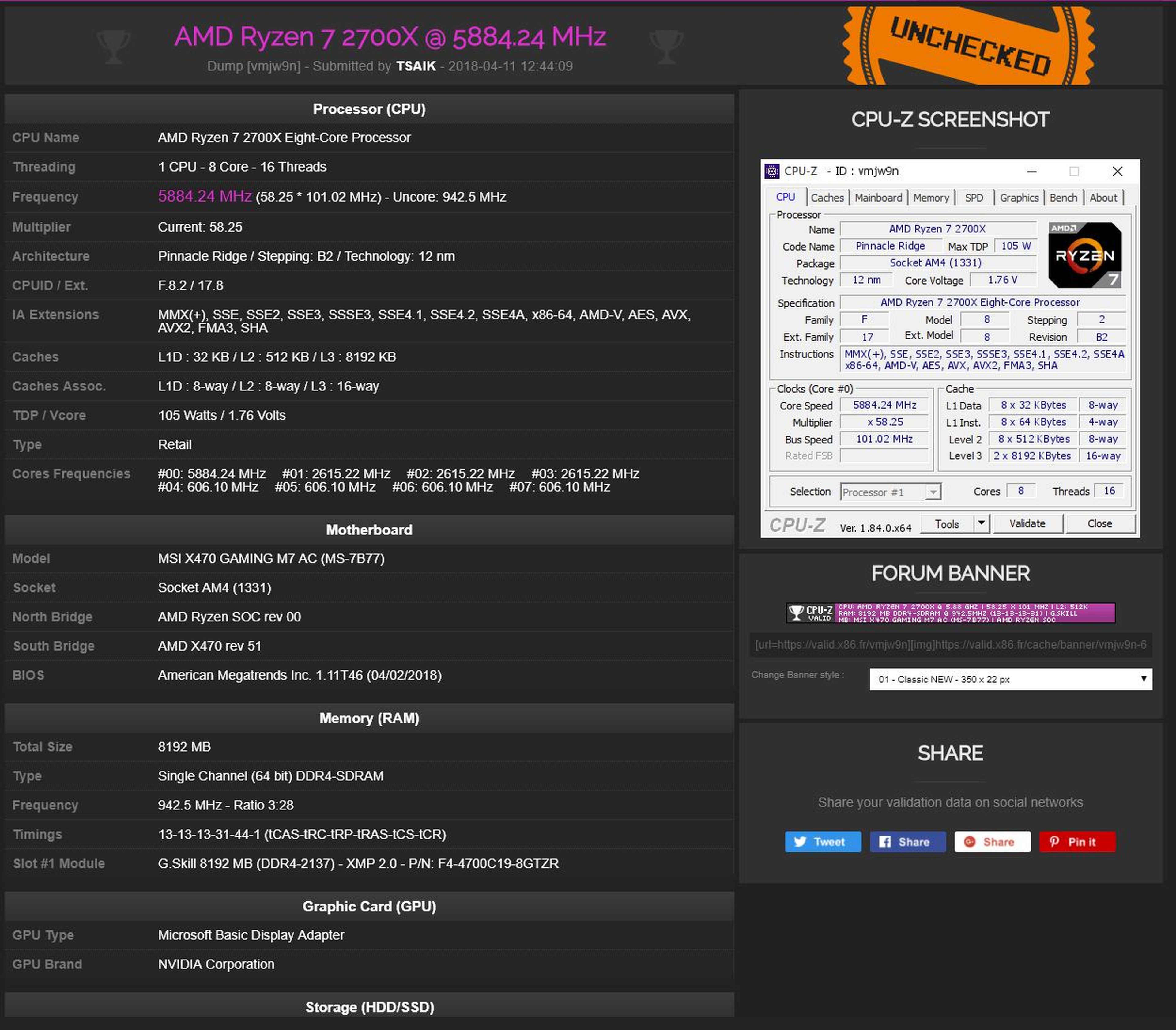 AMD Ryzen overclock