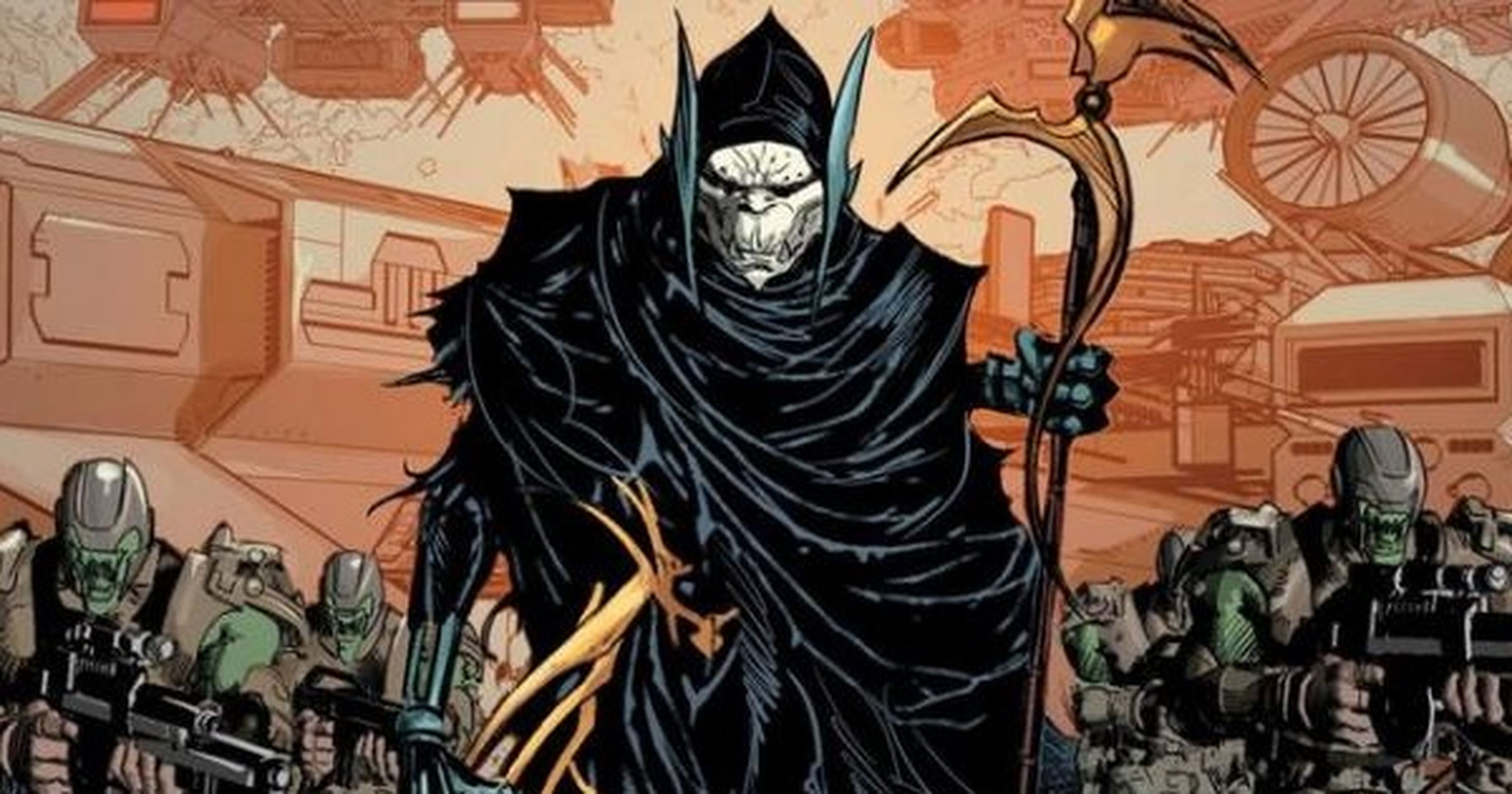 Corvus Glaive en Vengadores: Infinity War