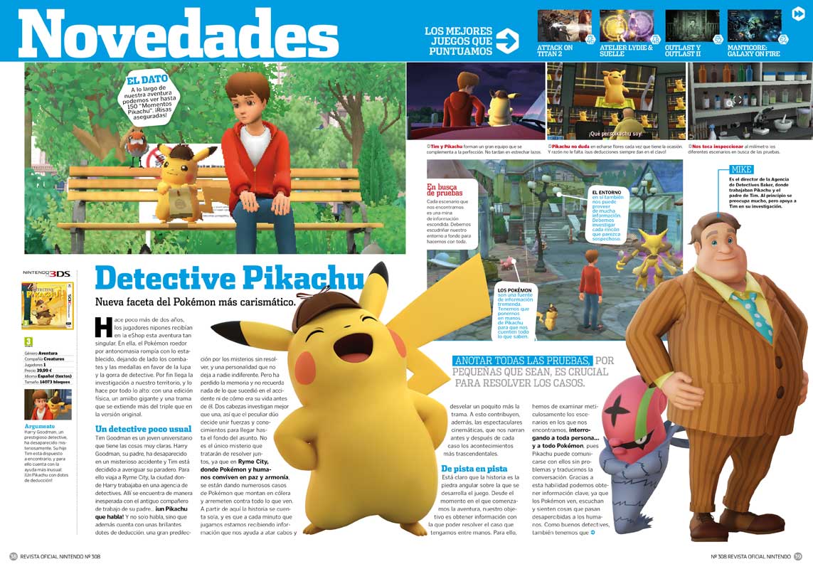 Detective Pikachu RON 308 Detective Pikachu RON 308