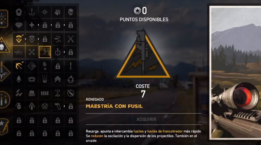 Far Cry 5 Talentos Far Cry 5 Talentos