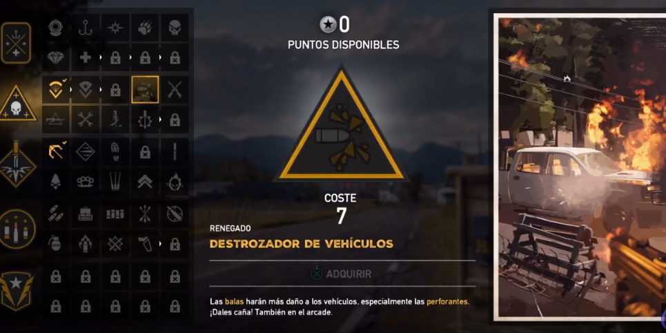 Far Cry 5 Talentos Far Cry 5 Talentos