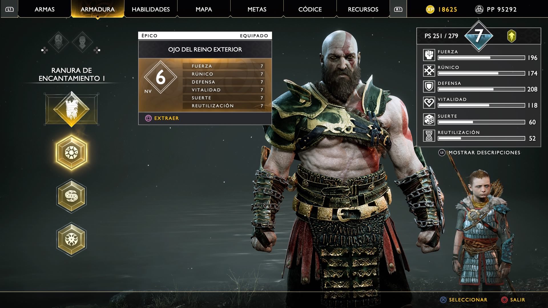 God of War ojo del reino exterior God of War ojo del reino exterior