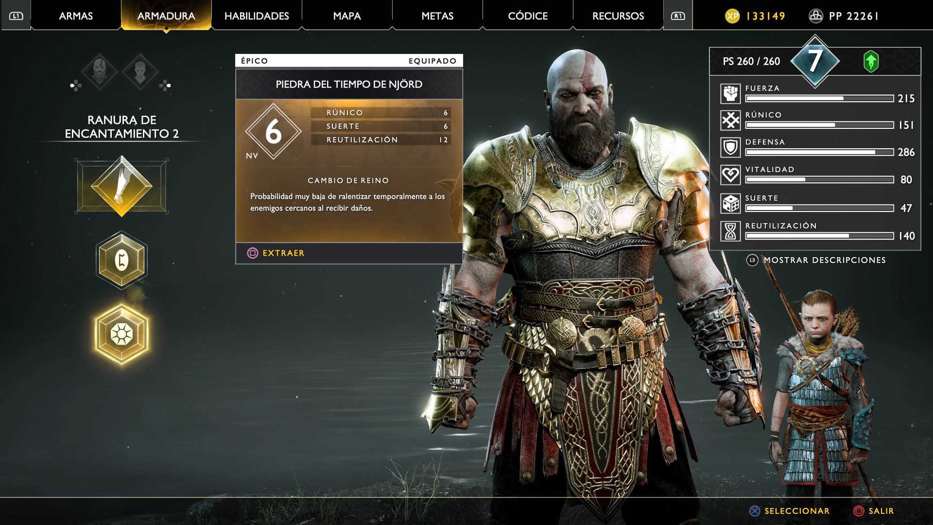 God of War piedra del tiempo Njord God of War piedra del tiempo Njord