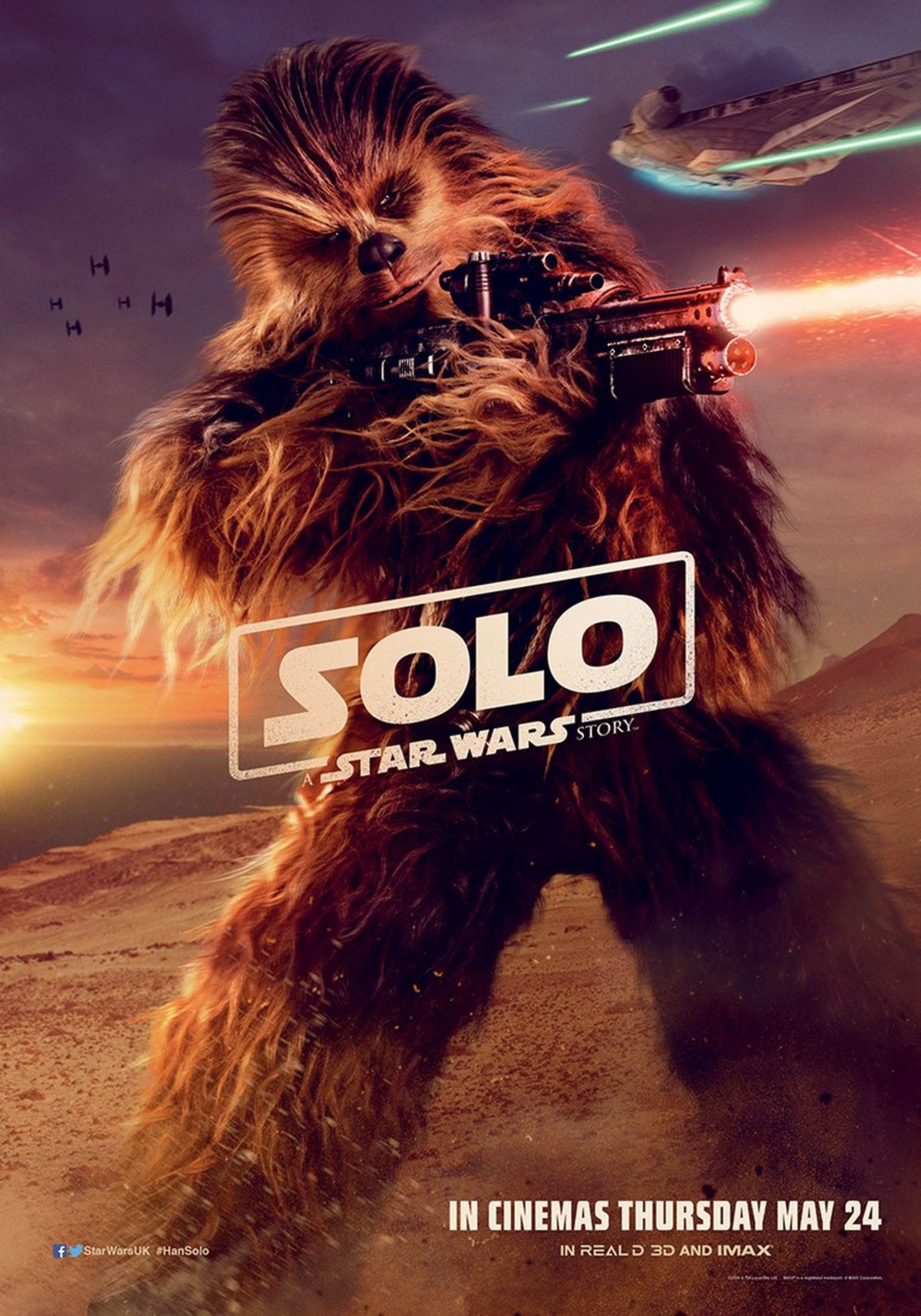 Han Solo: Una historia de Star Wars - Póster de la película en Reino Unido
