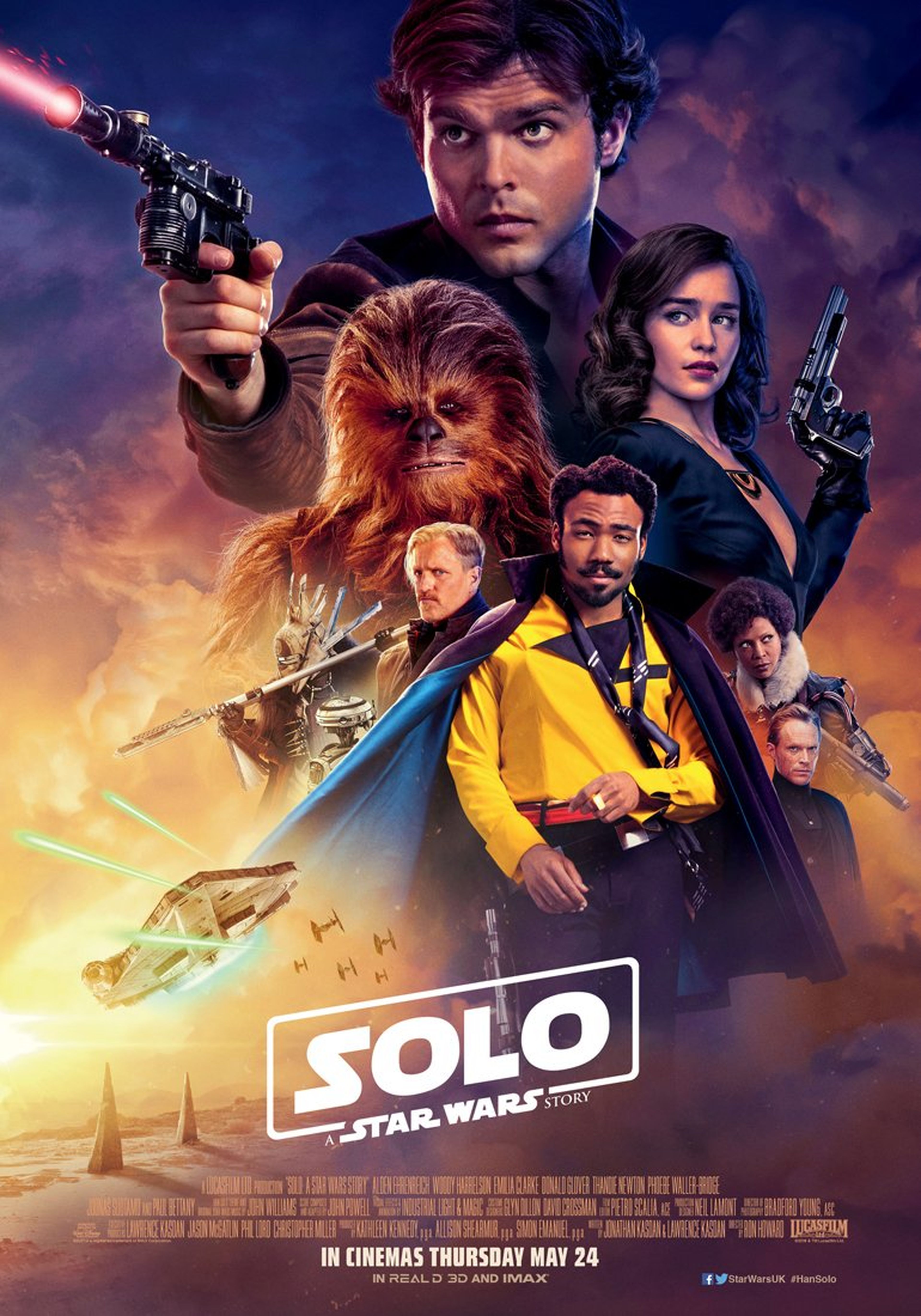 Póster Han Solo: Una historia de Star Wars