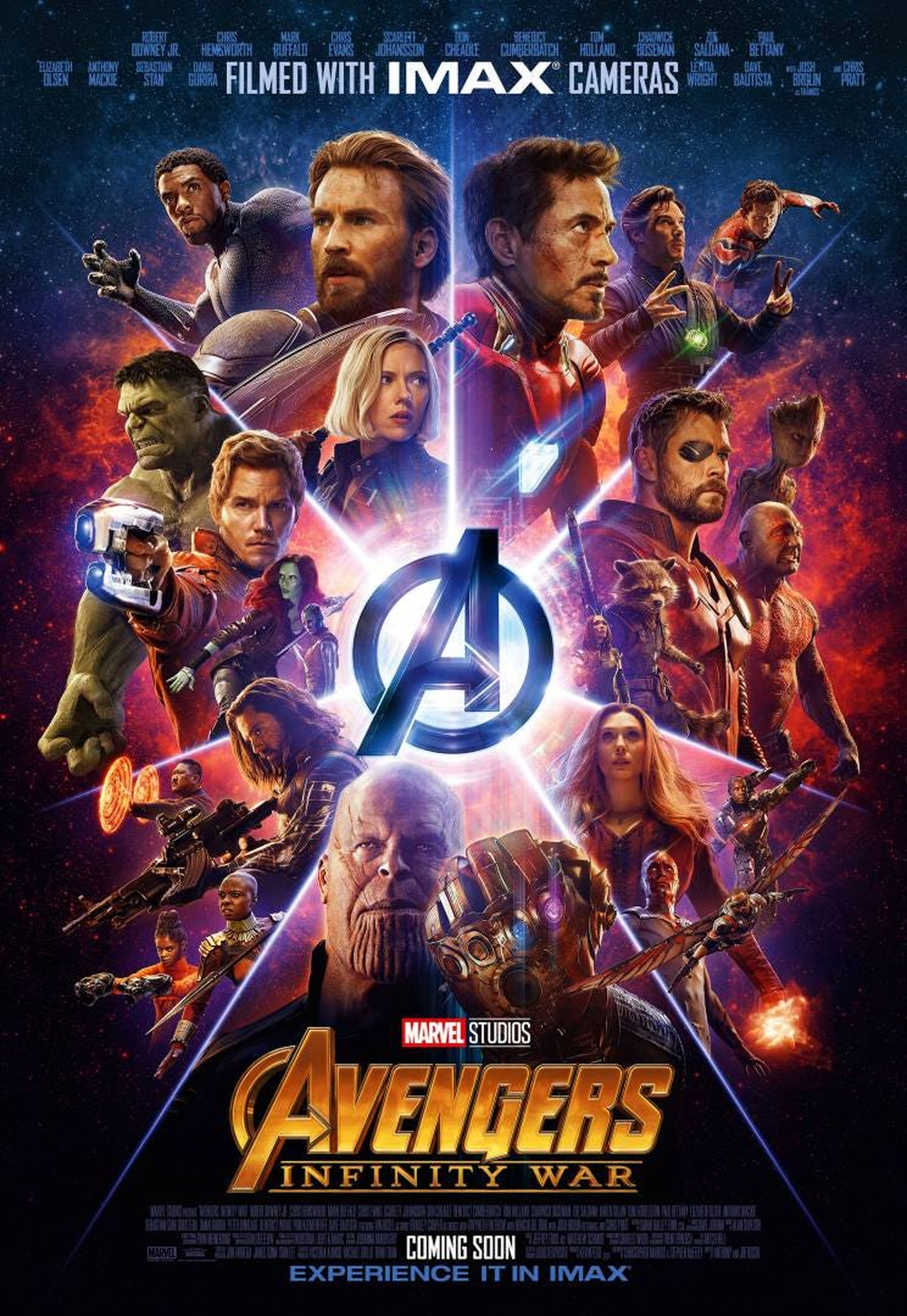 Vengadores: Infinity War póster IMAX