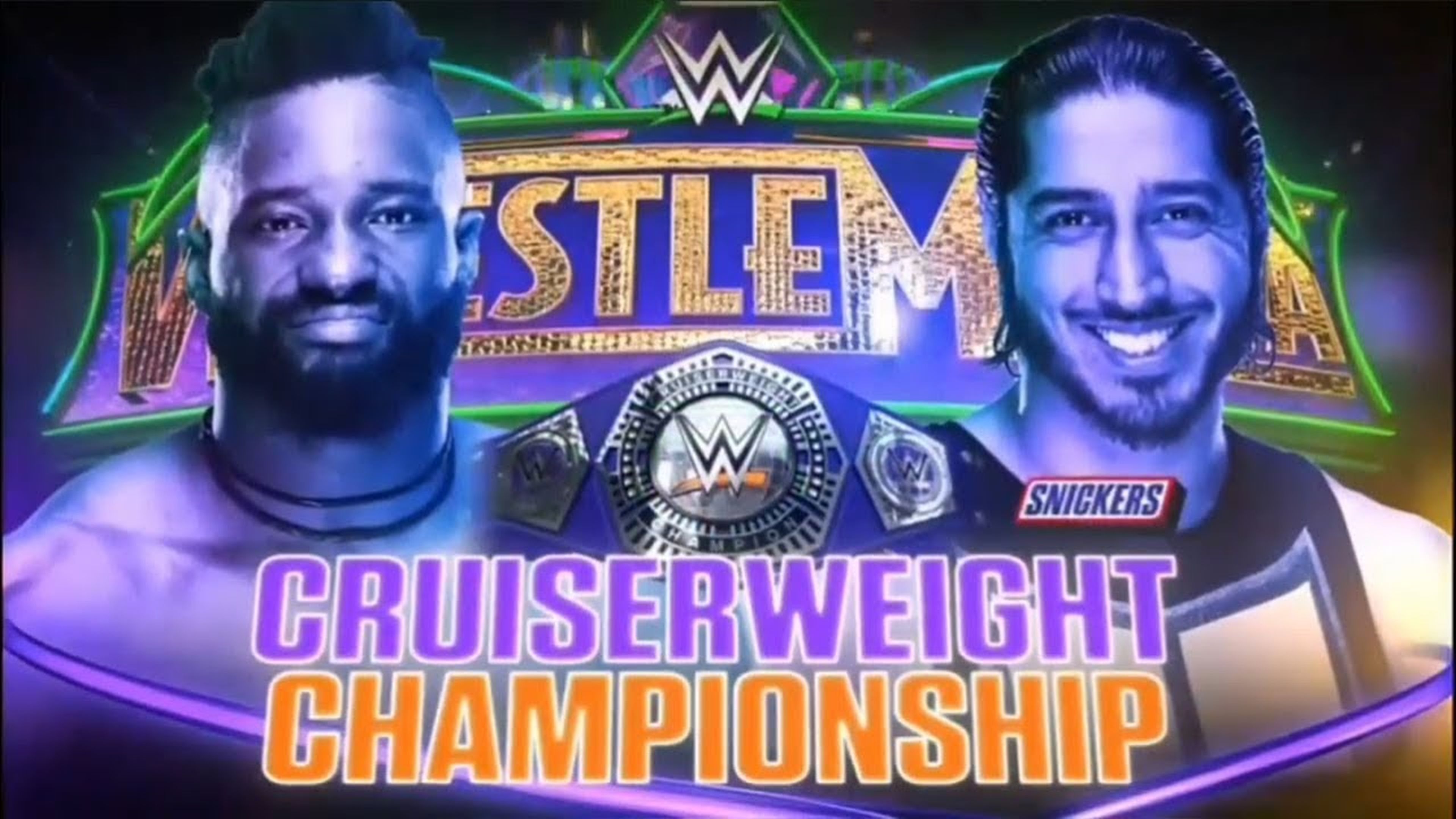 WWE WrestleMania 34- Campeonato Crucero - Cedric Alexander vs. Mustafa Ali
