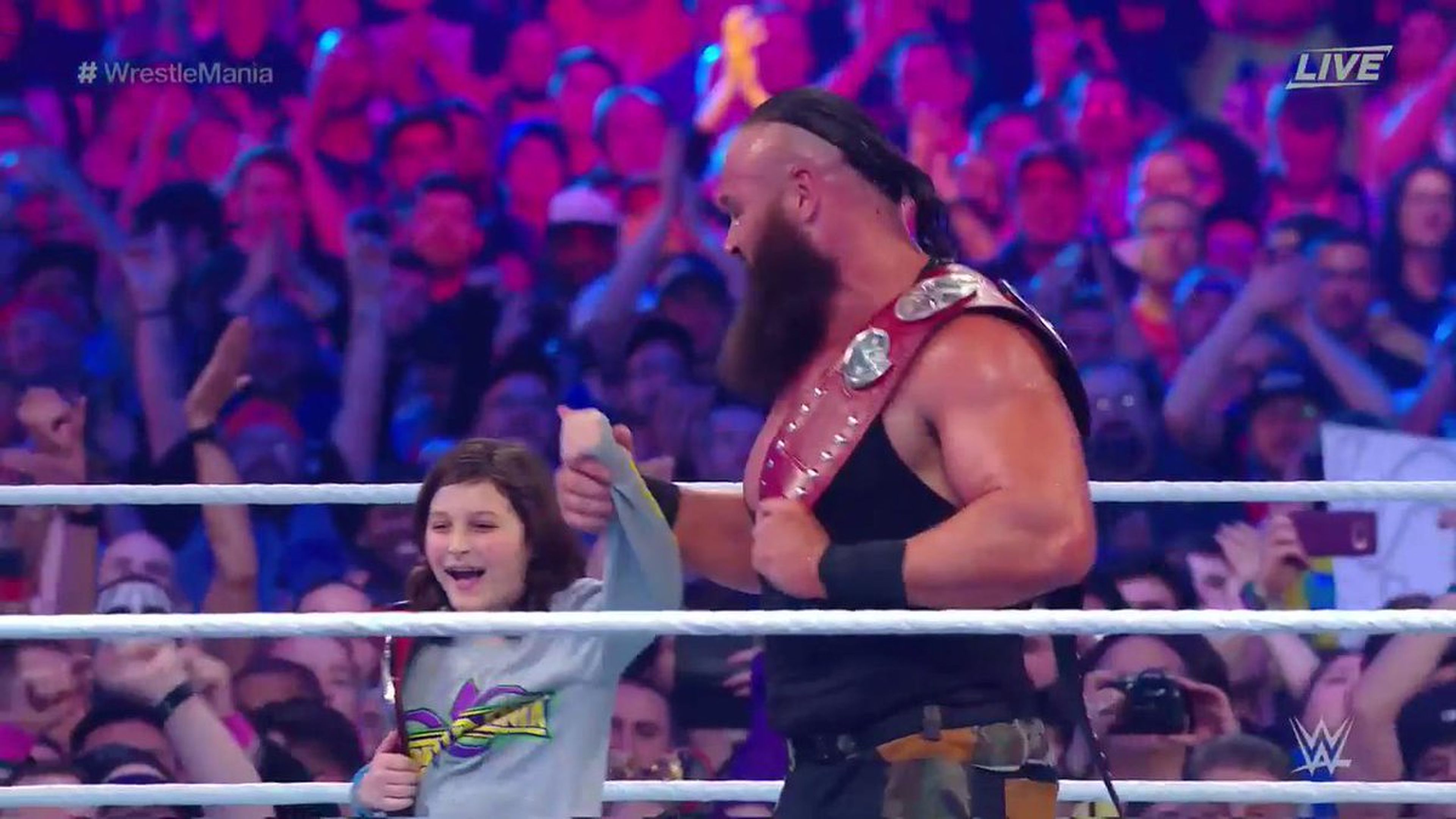 WWE WrestleMania 34 - Campeonato por Equipos de Raw - The Bar vs. Braun Strowman