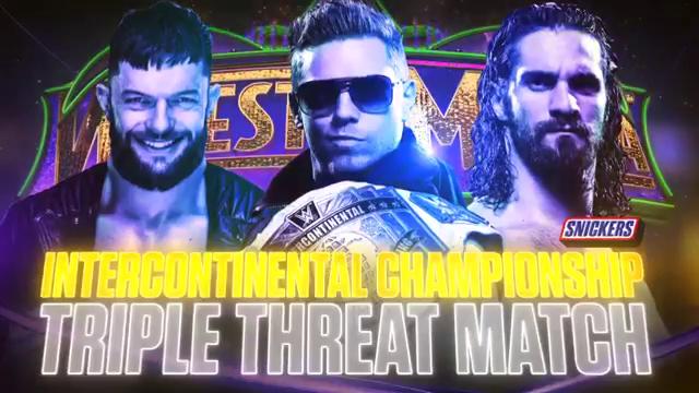 WWE WrestleMania 34 - Campeonato Intercontinental - The Miz vs. Seth Rollins vs. Finn Bálor WWE WrestleMania 34 - Campeonato Intercontinental - The Miz vs. Seth Rollins vs. Finn Bálor