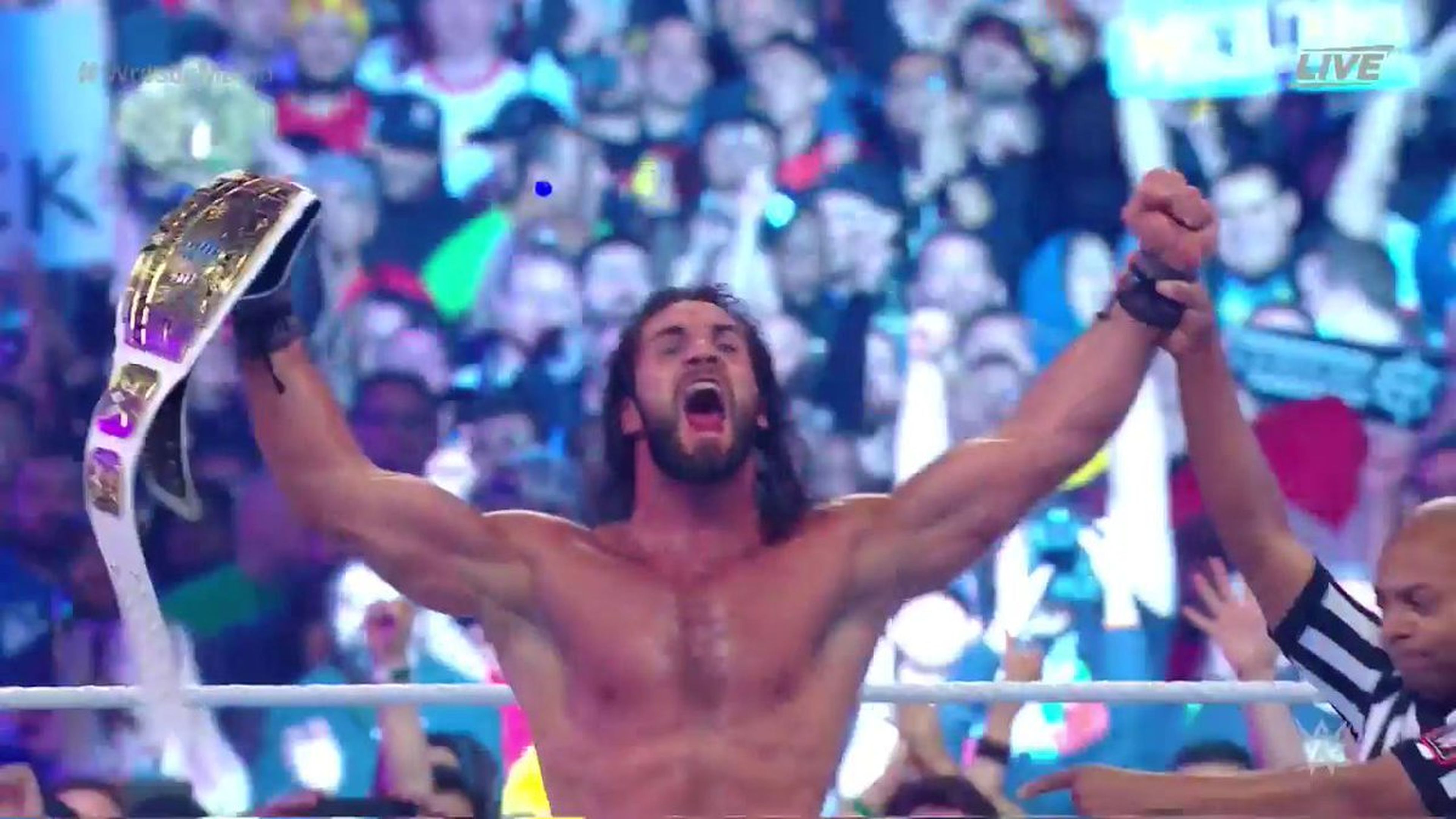 WWE WrestleMania 34 - Campeonato Intercontinental - The Miz vs. Seth Rollins vs. Finn Bálor