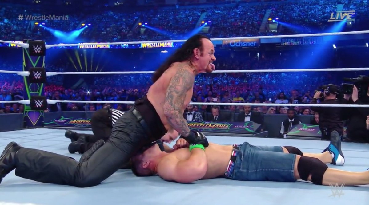 WWE WrestleMania 34 - John Cena vs. El Enterrador WWE WrestleMania 34 - John Cena vs. El Enterrador