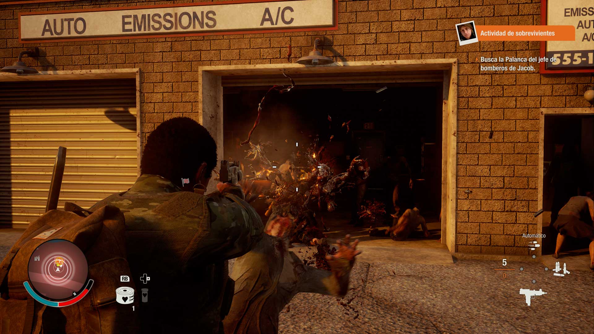 Análisis State of Decay 2 - disparo Análisis State of Decay 2 - disparo