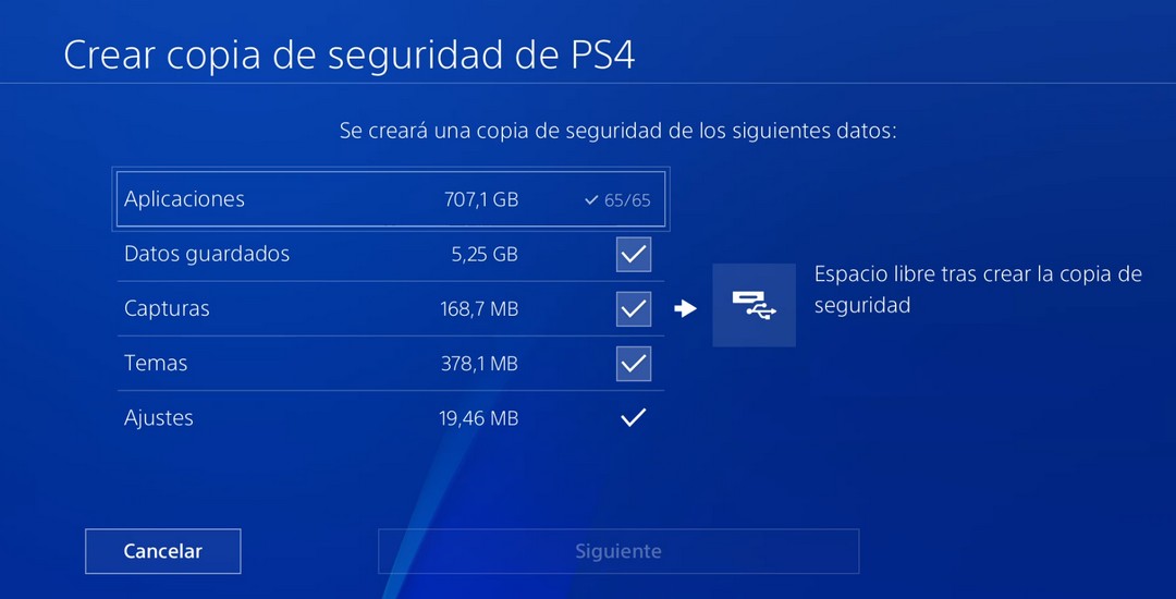 Cómo hacer una copia de seguridad del disco duro de PS4 Tutorial PS4