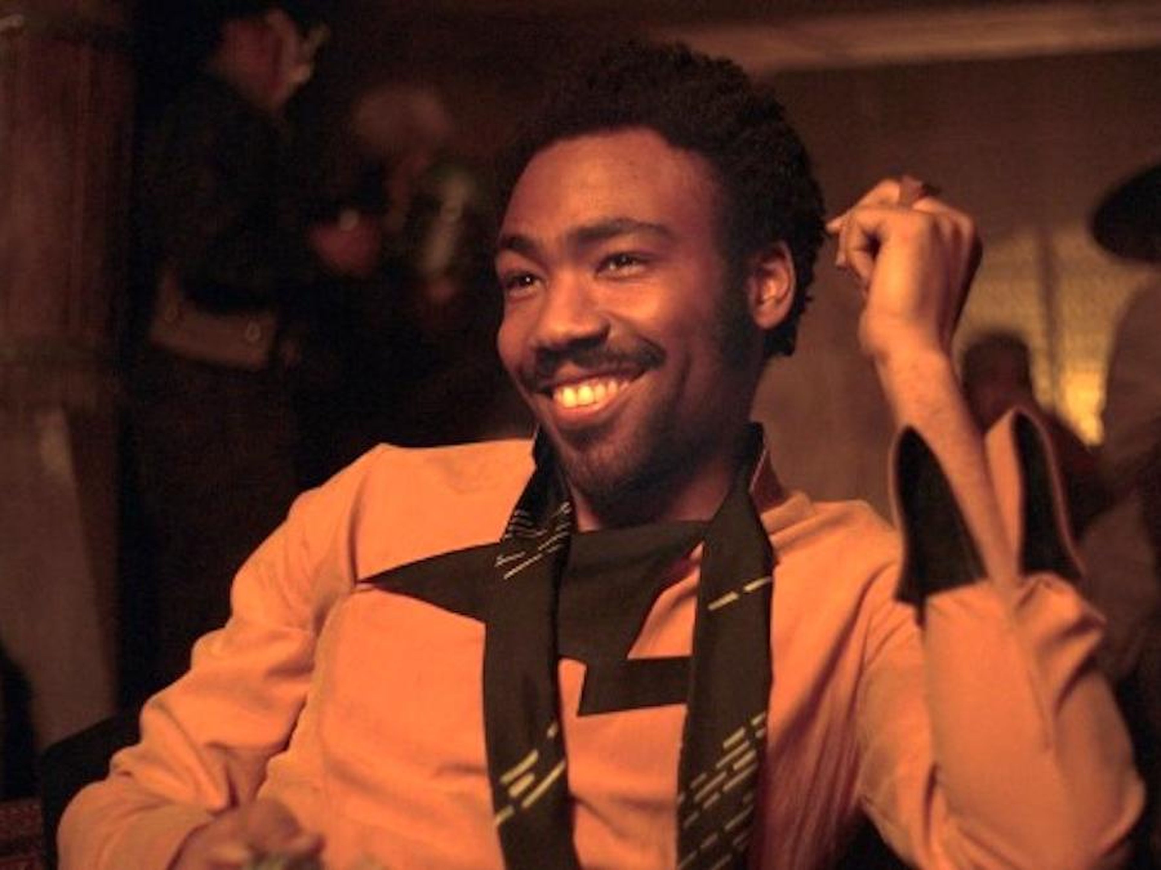 Donald Glover as Lando Calrissian in "Solo: A Star Wars Story."