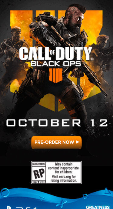 Filtración Call of Duty Black Ops IIII cod IIII